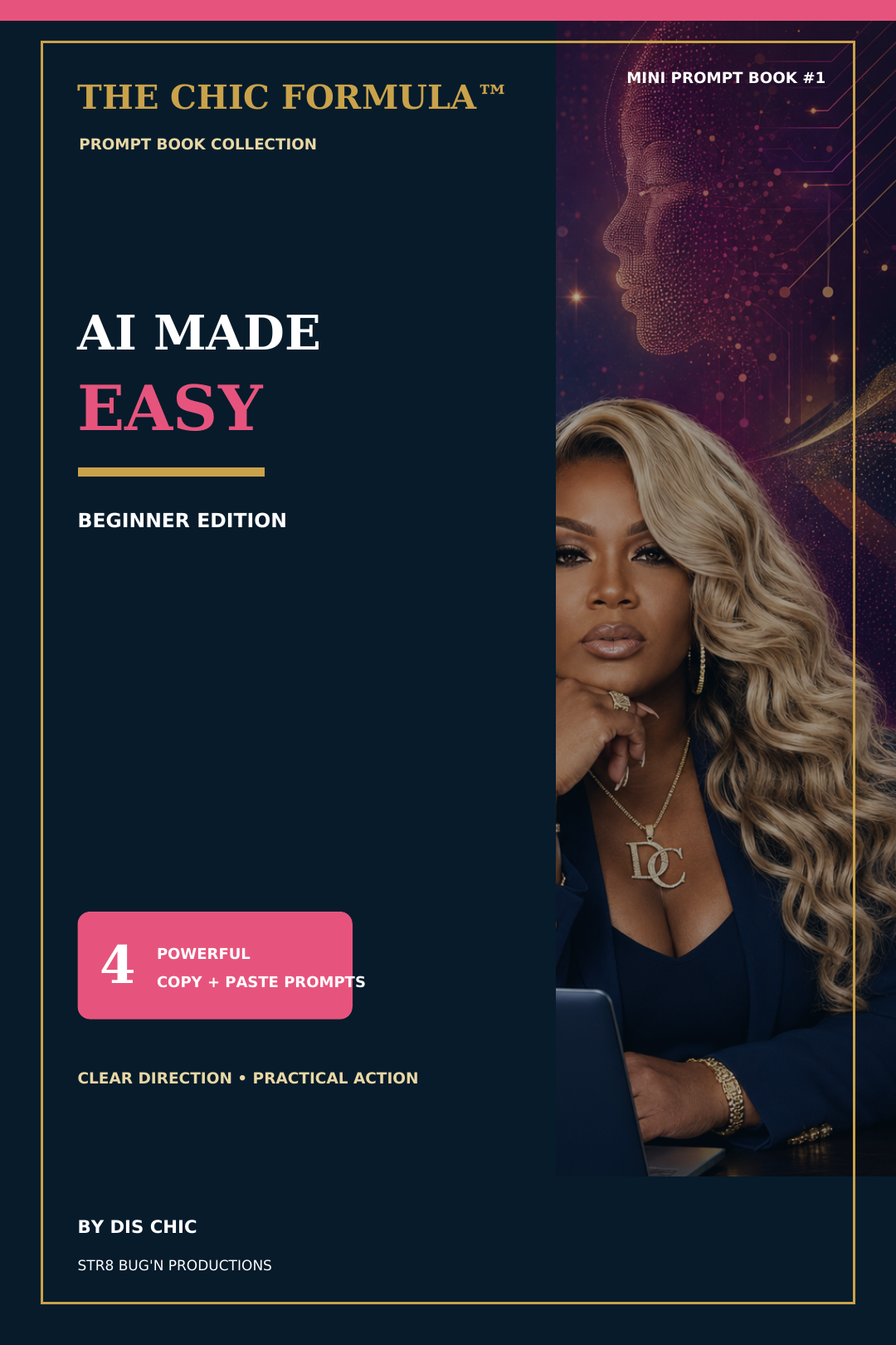 AI Made Easy - Beginner Edition mini prompt book cover