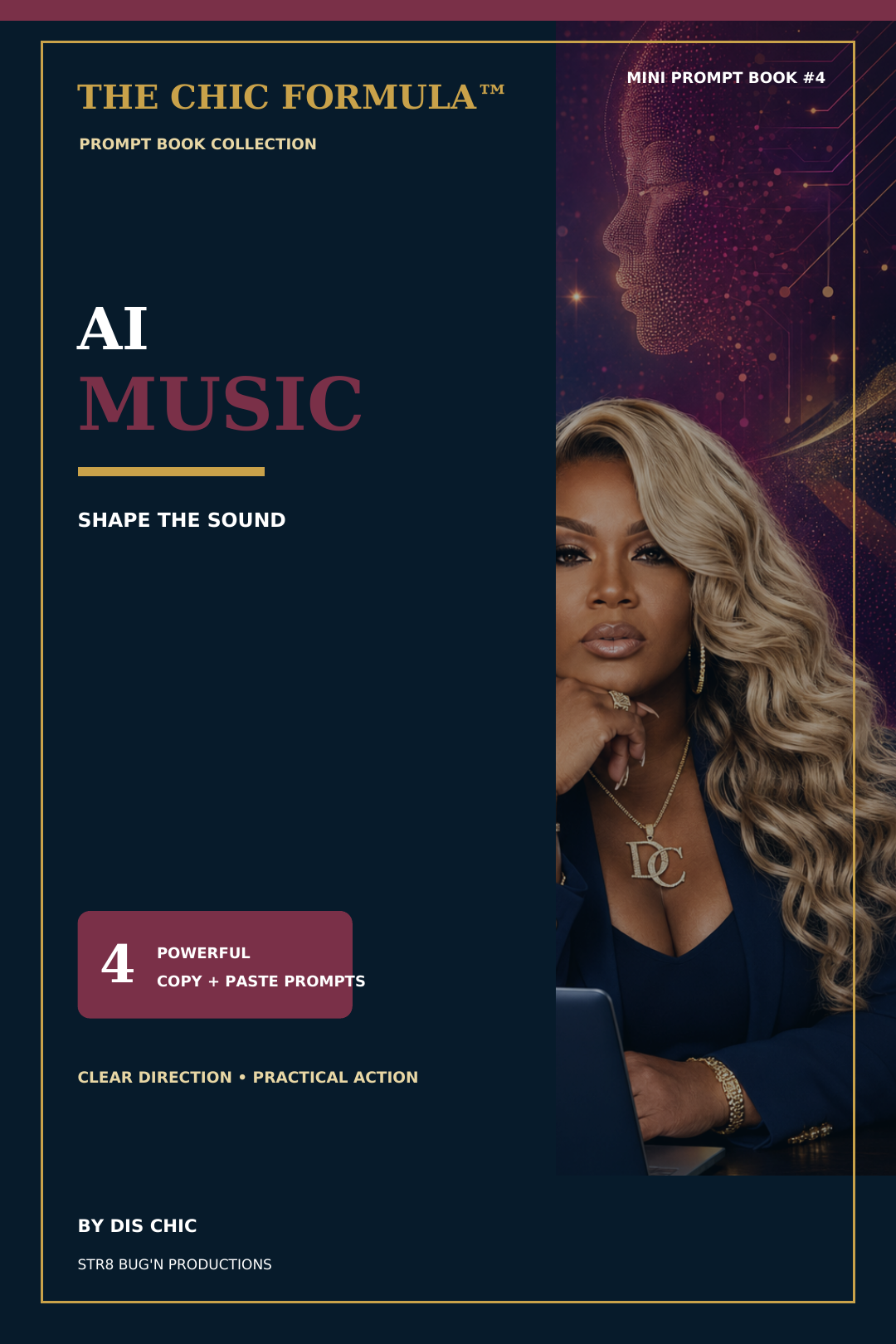 AI Music - Shape the sound mini prompt book cover