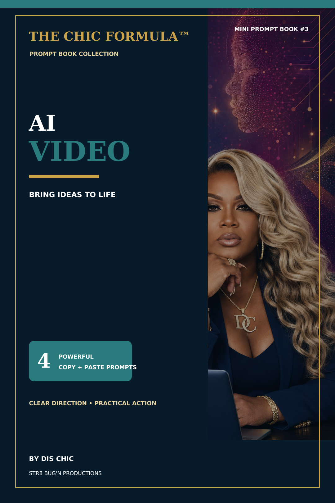AI Video - Bring ideas to life mini prompt book cover